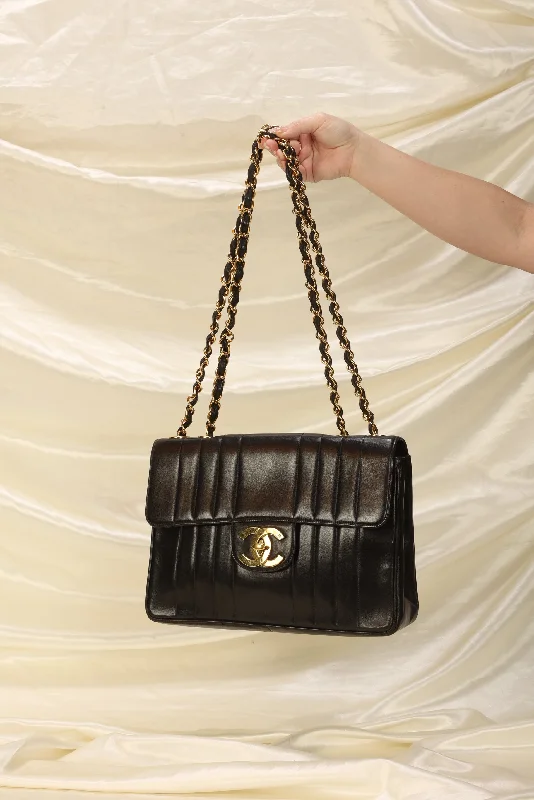 Chanel Lambskin Vertical Jumbo Flap