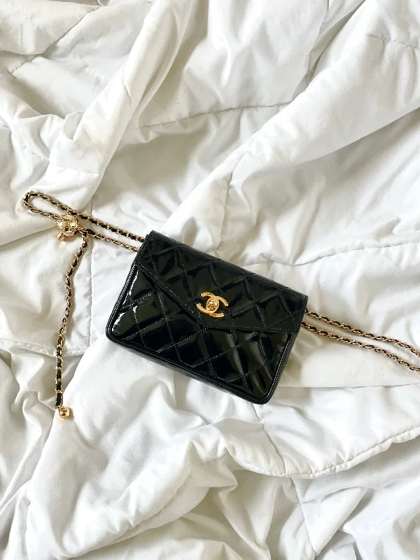 Chanel Patent Leather Bum Bag