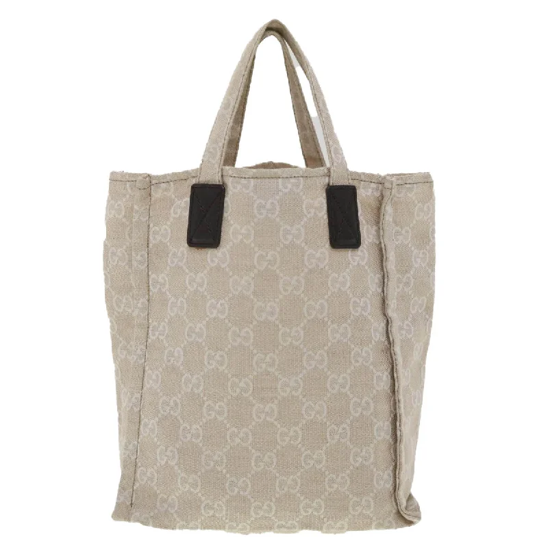 GUCCI GG Canvas Hand Bag Beige 283414  36445