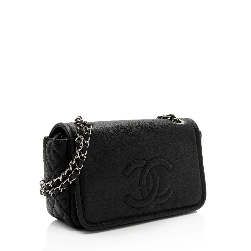 Chanel Caviar Leather Timeless CC Medium Flap Bag (yaWfvq)