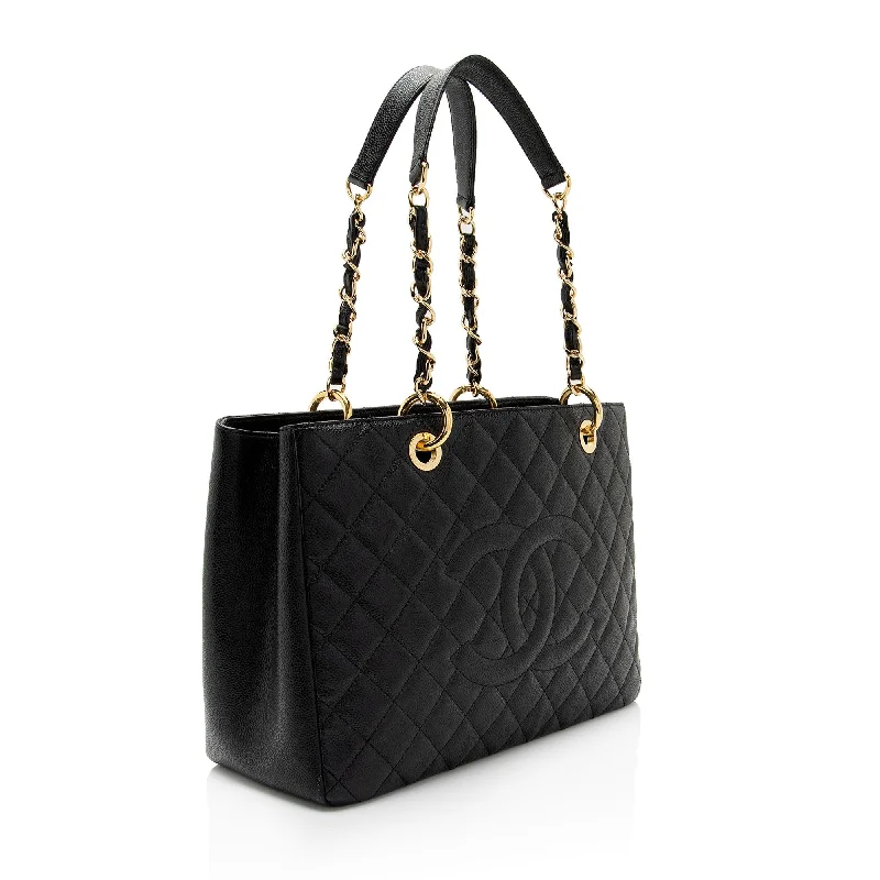 Chanel Caviar Leather Grand Shopping Tote (lwZhXi)