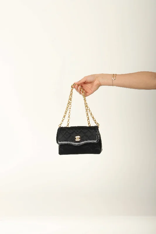 Chanel Satin & Lambskin Bijoux Mini Bag