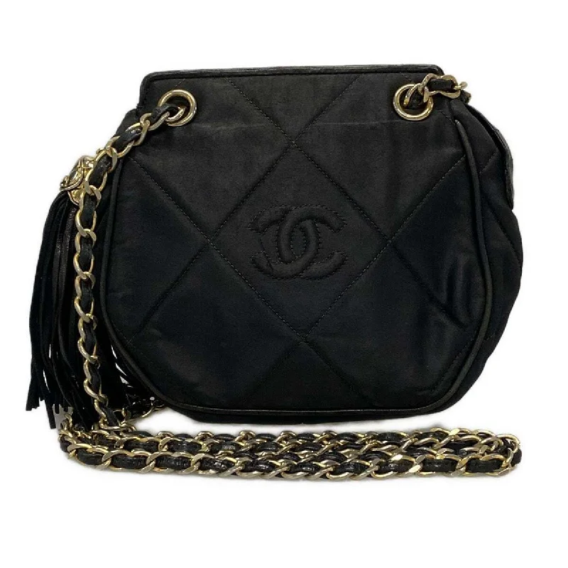 Chanel - Black Gold Satin Hardware