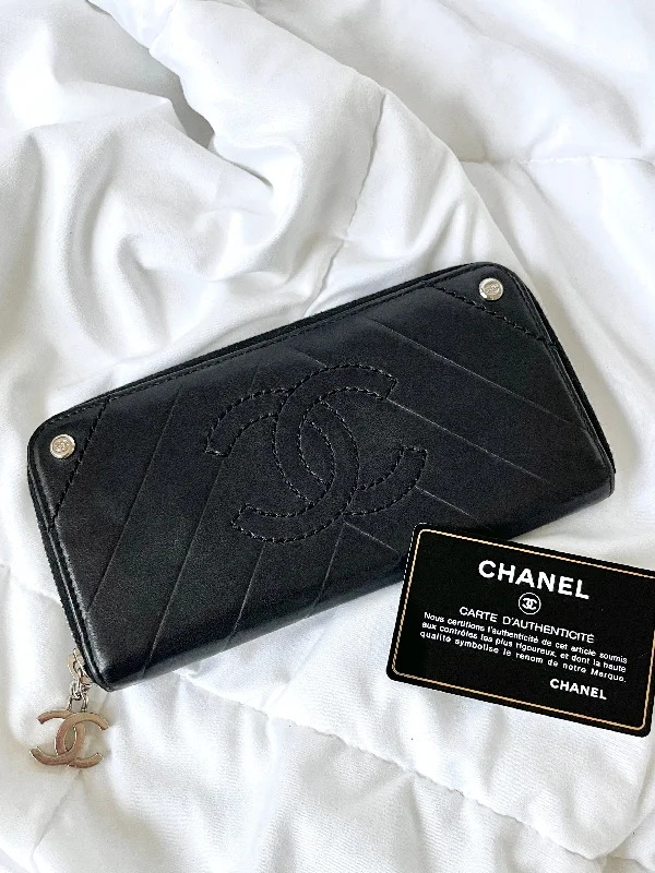 Chanel Lambskin Wallet with Charm