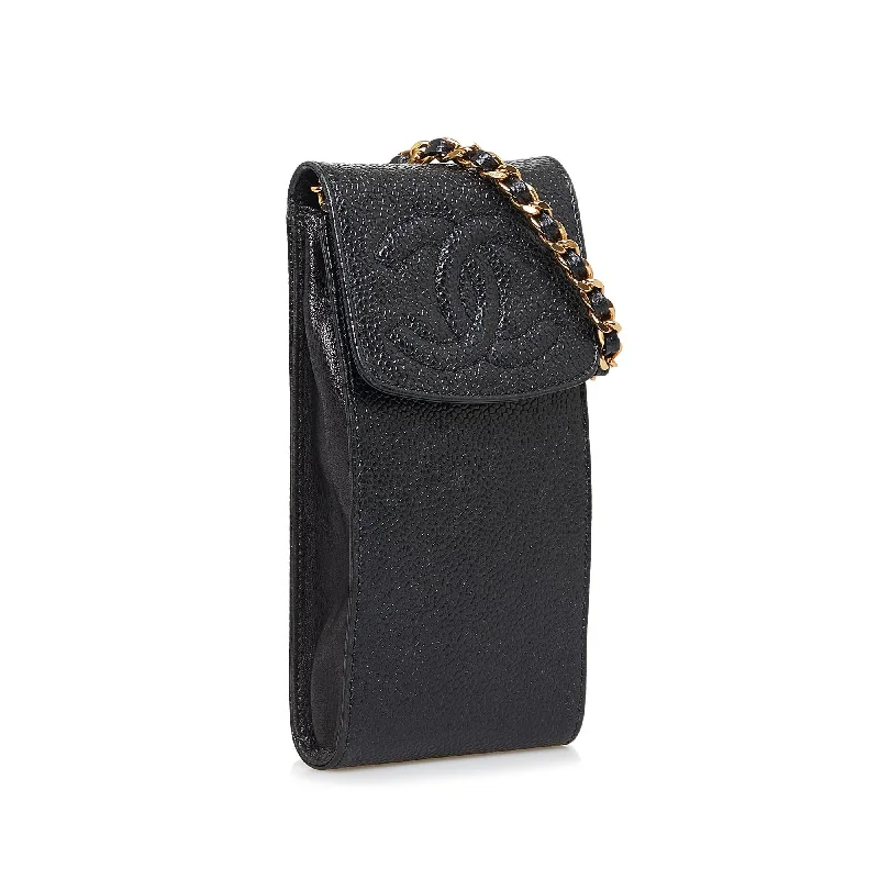 Chanel Caviar CC Cigarette Case (K5BE02)