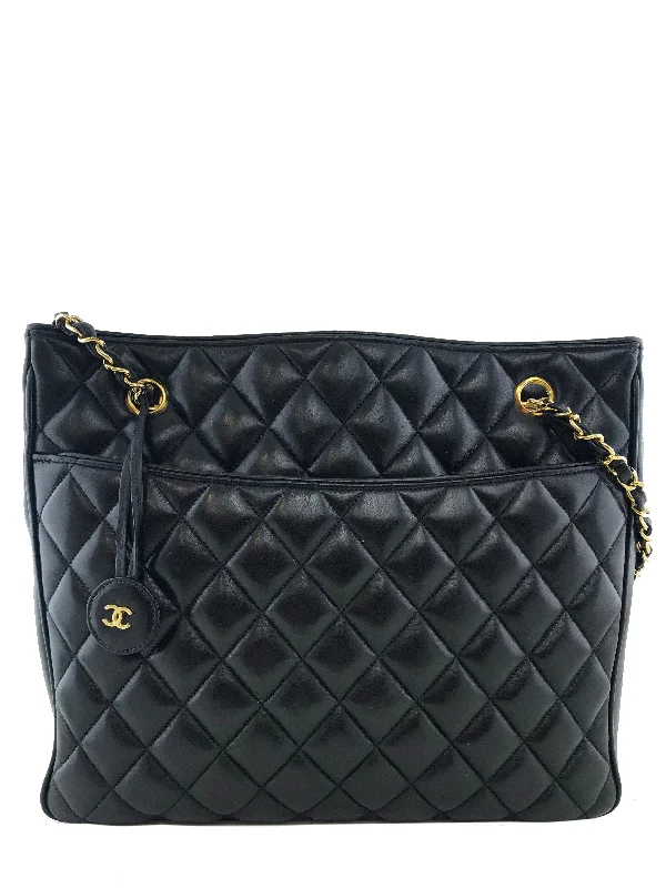 Chanel Vintage Lambskin Quilted Shoulder Bag