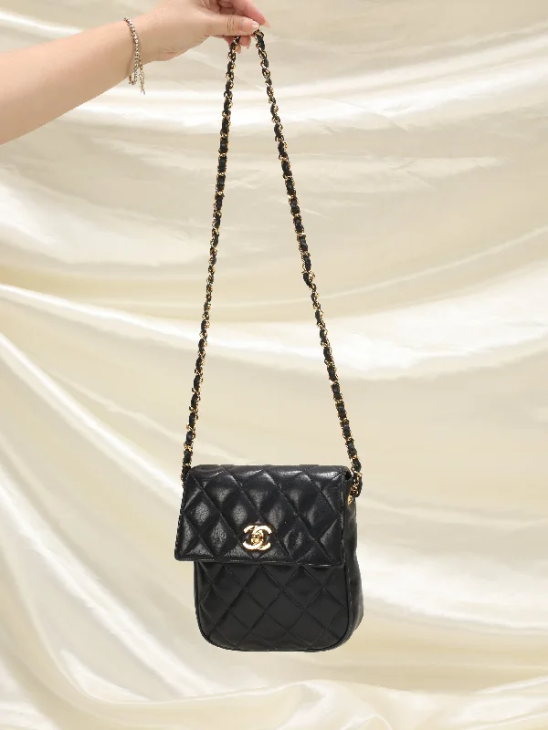 Chanel Lambskin Turnlock Mini Bag