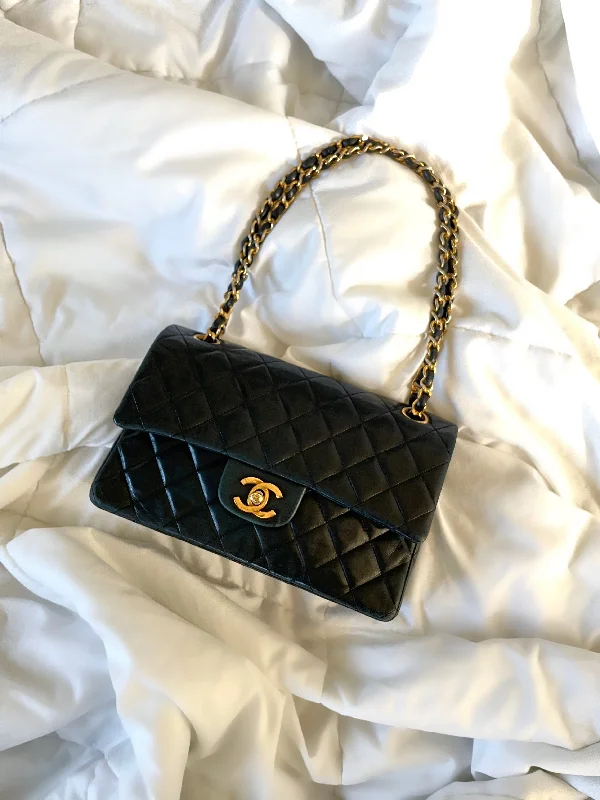 Chanel Small Lambskin Double Flap Bag