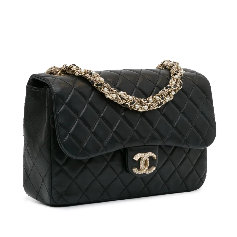 Chanel CC Quilted Lambskin Westminster Pearl Flap (gi93nx)