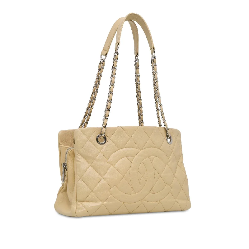 Chanel Caviar Timeless CC Soft Shopper Tote (ZZMmWs)