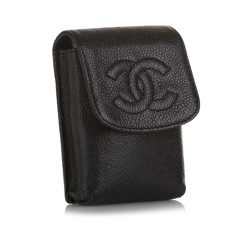 Chanel CC Caviar Cigarette Case (2xfZyP)