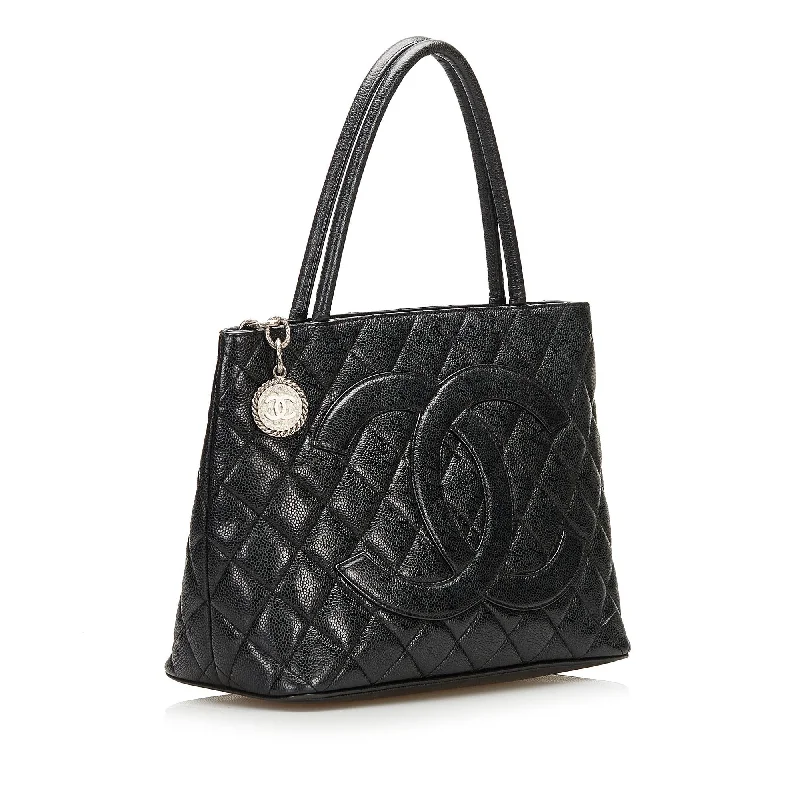 Chanel Caviar Medallion Tote (35918)