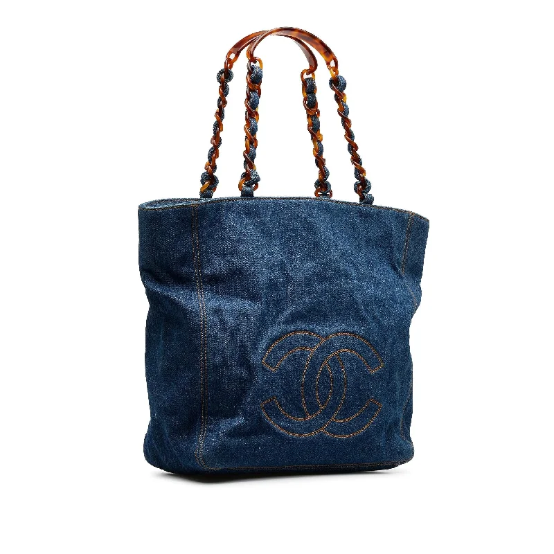 Chanel CC Denim Tote Bag (PRLc17)