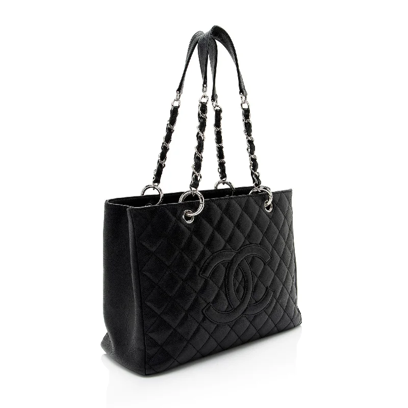 Chanel Caviar Leather Grand Shopping Tote (eUITwo)