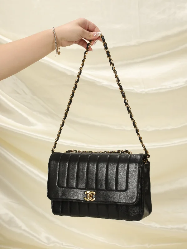 Chanel Vertical Lambskin Medium Flap