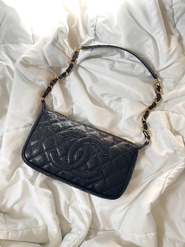 Chanel Timeless Caviar Pochette