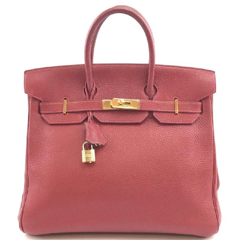 Hermès Birkin Hac 32 32cm Cm Handbag Hand Tote Red Clemence Leather Satchel