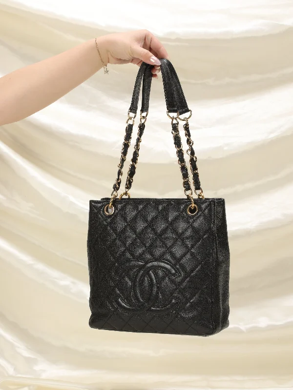 Chanel Timeless Caviar Small Bucket Tote