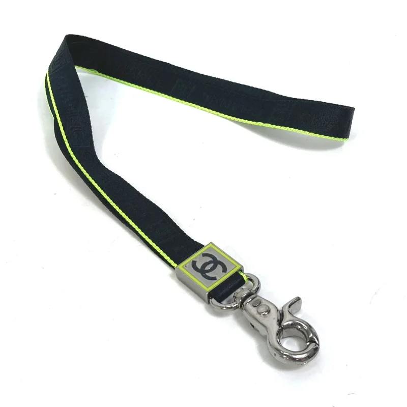 Chanel 04A Neck strap strap Black Green