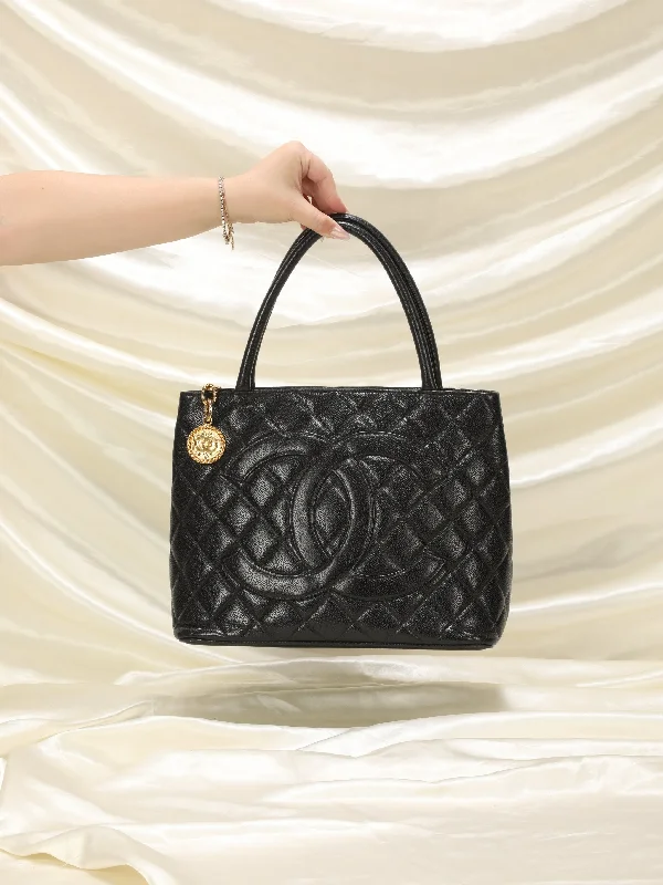 Chanel Medallion Caviar Tote