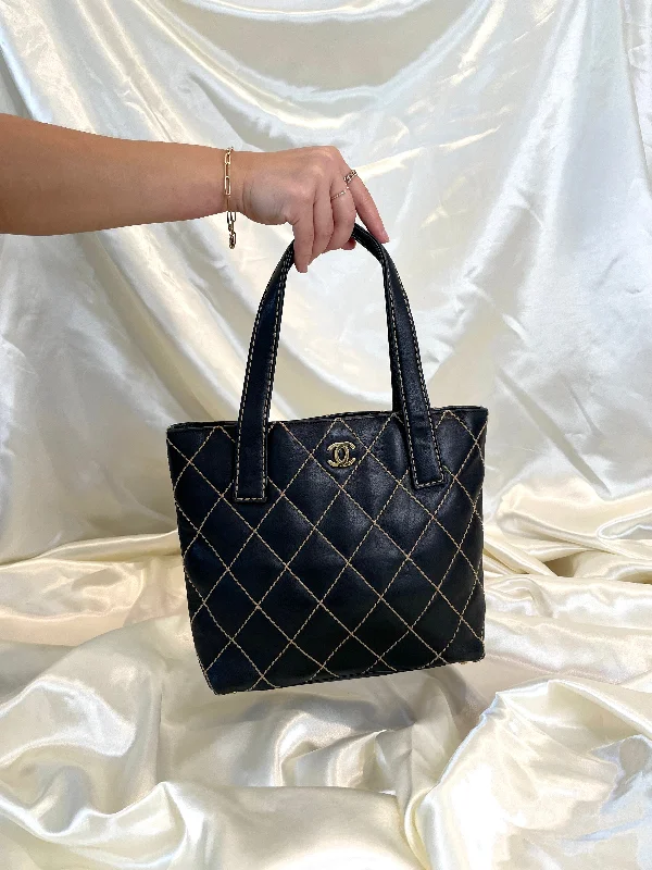 Chanel Surpique Quilted Tote