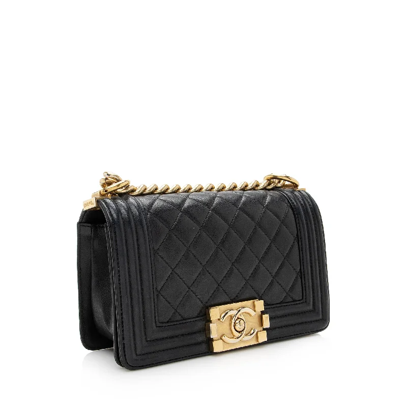 Chanel Calfskin Small Boy Bag (22437)