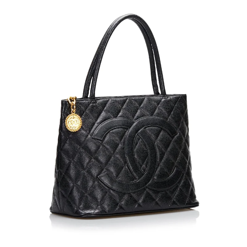 Chanel Caviar Medallion Tote (35296)