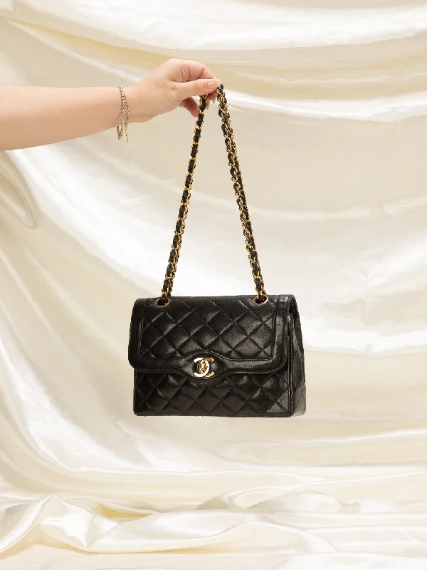 Chanel Lambskin Two-Tone Flap Bag